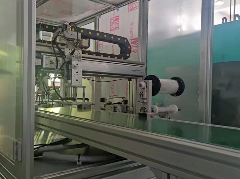 Protective film feeding module